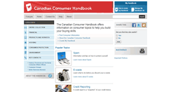 Desktop Screenshot of consumerinformation.ca
